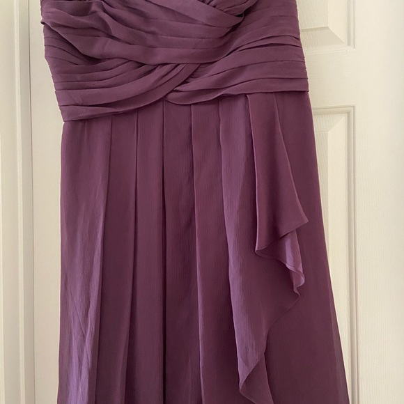 David’s bridal plum colored bridesmaid dress 24 - Picture 2 of 7
